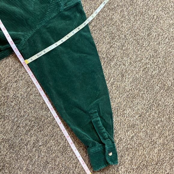 American Outpost 💯 Cotton Green Corduroy Jacket Size L - Picture 7 of 7